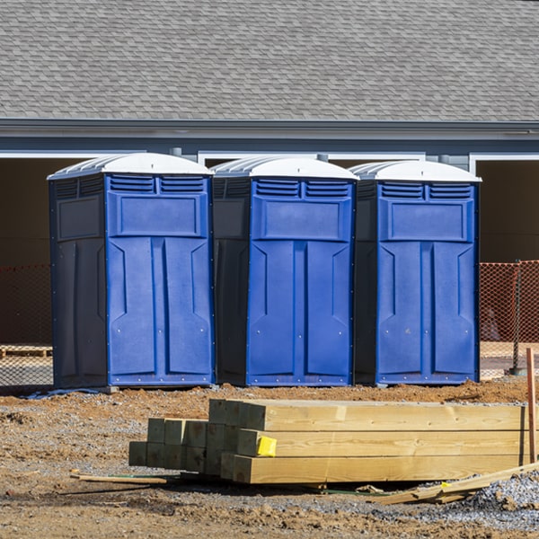 what is the expected delivery and pickup timeframe for the portable toilets in Grants Pass